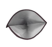Qcwwy Stainless Steel Cone Coffee Filter, 800 Mesh Pour Over Coffee Dripper Reusable Coffee Strainer Bag Space Saving Fine Filtration Metal Filter Cup for Home Brewing 7.4x5.1in