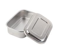 Qcwwy Stainless Steel Needle Box Durable Veterinary Needle Organizer Tight Closure Acupuncture Box for Veterinary Supplies Garden Breeding