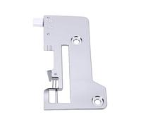 Qcwwy Steel Sewing Machine Needle Plate, for S14 78 | Precise Alignment Replacement Part, 2-Screw Install, Groove-Resistant Metal Surface, Household Machine Repair, Quilting and