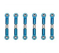 Qcwwy Steering Linkage All-Metal Steering Linkage for WLtoys 1/18 RC Car with Wrench Screws Easy Installation Enhanced Performance Metal Rods Heavy-Duty Steel Models