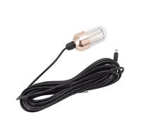 Qcwwy Submersible Fishing Lamp, 360 Degree Beam LED Fishing Light 30W 60 LEDs IP68 Waterproof Super Bright 3000lm Night for Underwater Lighting (White Light)