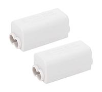 Qcwwy Terminal Blocks Splitter Non Breaking Design Brass Conductor ABS Mystical/Fantasy-retardant Cover Main Splitter 1000V 80A Dome Light Switch Electric Meter Wiring Easy to Use 2Pcs High Power