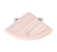 Qcwwy The 2 -piece Wooden Bird Cage Rods Are Platform Toys for Parrots, Durable and Ecological Hamsters, Ideal for Small Pets to Relax and Play