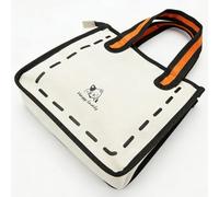 Qcwwy Thermal Cooler Bag Insulated Lunch Bag Oxford Fabric Thermal Cooler for Work Travel Picnic Camping 9.06x5.12x9.45in Kitchen Tools (Beige)