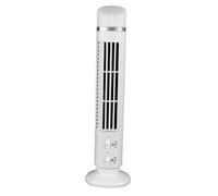 Qcwwy Tower Bladeless Fan,34dB Quiet 90°Oscillating Desk Fans Table Standing Cooling Fan Bedroom Bladeless Fans Space Saving Air Conditioner for Home Office RVs (White)