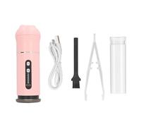 Qcwwy Travel Steamer for Clothes, Multifunction Rechargeable Portable Handheld Travel Steam Clothes Steamer Remover Fabric Clothing Wrinkles for Home, (Pink)
