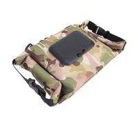 Qcwwy Travel Wet Wipe Organizer Travel Camping Wipes Dispenser,Pull Out Type Large Capacity Canvas Portable Camping Wet Wipe Pouch Wet Wipe Container for Office Car Home Outdoor Outing (Camouflage