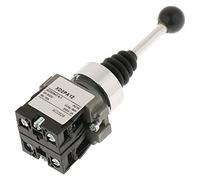Qcwwy Two Way Self Locking Joystick Switch, Rubber Sleeve, Long Life, 2No Contacts, Industrial Control, Suitable For Magnetic Starters And Relays