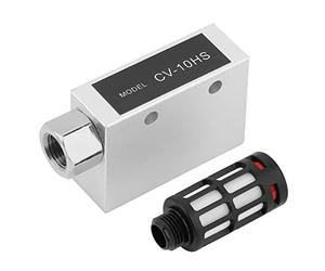 Qcwwy Vacuum Generators Exhaust Vacuum Generator Ejector, Aluminum Alloy, Simple Structure, High Suction Rate, Ideal for Air Systems CV-10HS Pneumatic Air