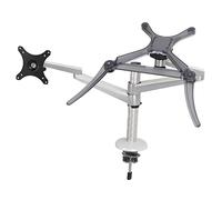 Qcwwy Vertical Stacking Dual Monitor Arm Adjustable Height | Vertical stacking dual monitor arm for desk mounting Adjustable Height Vertical Stacking Design 32in screen support