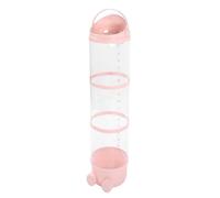 Qcwwy Vertical Toy Organizer Transparent Stuffed Toy Storage Tube,Vertical Organizer 51.18inch Plush Doll Organization Bucket Container for Kids Room (Pink)