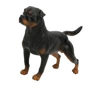 Qcwwy Very Simulation Rottweiler Crafts Model for Children over 3 Years, an Ideal Design of the Stereoscopic Model of the School and Stationary Plastic Decoration 8.7 X 3.7 X 5.9 Inches