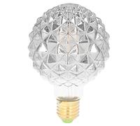 Qcwwy Vintage LED Edison Bulb G95 LED Decorative Bulbs 4W Dimmable Filament Bulb Globe Pineapple Shaped Light Bulb 2700K Warm Light for Living Room Dining Room 220V