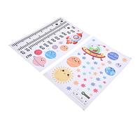 Qcwwy Wall Decals Wall Stickers Spaceship Cartoon Decals Self Adhesive Waterproofing Graffiti Sticker Art Decorations Suitable for Indoor Outdoor Bedroom Living Rooms Balconies