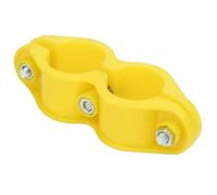 Qcwwy Water Pipe Fastener Clips 10Pcs Round with Fixed Screw for Aquaculture Waterline, Farm Accessories, Poultry Equipment, Breeding Supplies