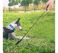 Qcwwy Whip Fiber Fiber to Fight a Black Flexible Black Company, Reinforced Plastic of 26.38 Inches for Dog Dog Lovers