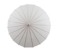 Qcwwy White Color Paper Decorative Umbrella Parasol Paper Canopy 60Cm Diameter School Activity Parasol Drying Supplies (60cm / 23.6in)