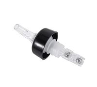 Qcwwy Wine Aerating Pourer with 30ml Measured Spout, Plastic Liquor Dispenser for Bars, Pubs, Home (White)