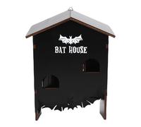 Qcwwy Wooden Bat Shelter Bat House for Outdoors,3 Chamber Houses and Trees Mounting Weather Proof Outside Wooden Shelter Living Resting Box for Outdoors,3 Chamber and