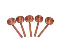 Qcwwy Wooden Cooking Spoon 2 Pack Composite Wood Soup Spoon with Long Handle Rounded Edges for Hot Pot Ramen Soup Stirring Serving in Home Kitchen Restaurant Hotel