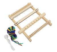 Qcwwy Wooden Weaving Machine Kit, Creative Tapestry Loom Art Set for Kids, Beginners and Experts