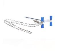 Qcwwy Zinc Alloy Chain Clamp 40-145mm Adjustable Beaker Clamp with High Polish Smooth Surface for Physical Chemistry Laboratory Experiments Teaching Tool