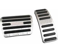 QCxMpC Car Gas Brake Pedal Compatible For MG S5 MGS5 EV ES34 2025~2027 Rubber Anti-Slip Alloy Footrest No Drilling Foot Cover Pad Part Accessories(Style a)