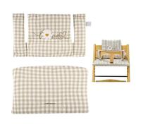 QCXWCJWD Highchair Cushions, Soft And Comfortable High Chair Cushion for Stokke, Machine Washable, for Support and Comfort, Children's Dining Chair Cushions for Baby Eating and Anti-dirty (Daisy)