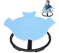 QCXWCJWD Sensory Spinning Chair for Autism, 360° Swivel Sensory Toys for Kids, Sit and Spin Chair Training Body Coordination with Non-Slip Base, for Spinning Seat for Ages 3-12 (Blue)