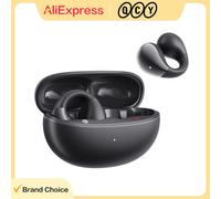 QCY Crossky C30 Open Ear Wireless Earphones Bluetooth 5.4 Spatial Audio Stable Fit OWS Earbuds 4 Mic ENC Multi-Point Connection Black