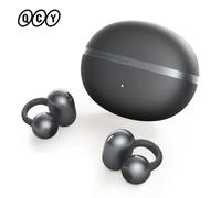 QCY Crossky C50 Open Ear Wireless Earbuds Bluetooth 6.0 Comfort Clip On Sports Earphone 4 Mic AI Clear Call Bass Boost Headphone WHITE