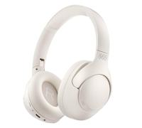 QCY H3 ANC Bluetooth Headphones Over Ear, Active Noise Cancelling Bluetooth 5.4 Headphones with Microphones, Hi-Res Audio Sound, Multipoint Connection, 60H Playback, Custom EQ via App(White)