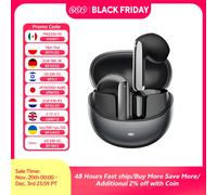 QCY HT10 AilyBuds Pro+ ANC Wireless Earphone Hi-Res Audio with LDAC Bluetooth 5.3 Earbuds 6 Mic AI HD Call Multipoint Connection Blue