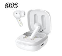 QCY T13 ANC Wireless Earphones Bluetooth 5.3 Active Noise Cancellation Headphones 4 Mics ENC Headset in-Ear Gaming Earbuds White