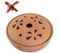 QCYFJZFU Wasp Repellent Coffee Smoker Box, Coffee Smoke Repel Wasps Fireproof Clay Bowl Wasp Deterrent and Mosquito Repellent Smoker Burners for Gardens and Balconies