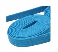 QDCSEAOEH 1 Pair 80 cm Sports Shoes Plush Shoe Strap 10 mm Polyester Colour Flat Knitted Flat Shoes with Strap Accessories Fabric Shoes Work Shoes, sky blue, Medium