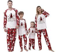 QDDYC Family Christmas Pyjamas Set,Matching Christmas Pyjamas,Family Christmas Pjs for Couple Dad Mom Kids