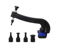 QDentMov Swan Guided Knockdown Tip Holder, Paintless Dent Repair Tool with Anti-Vibration Rubber Base & Adjustable Screw Shaft, Tap Down Pen 4 Heads, M8 Knockdown Tip