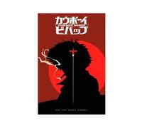 qdfaec Cowboy Bebop Canvas Poster Wall Art Decor Print Picture Paintings for Living Room Bedroom Decoration 12x18inch(30x45cm)