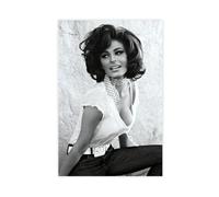 qdfaec Sophia Loren Canvas Poster Wall Art Decor Print Picture Paintings for Living Room Bedroom Decoration 12x18inch(30x45cm)
