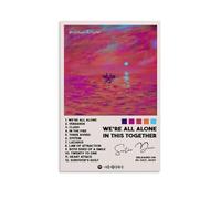 QDFFQD We're All Alone in This Together-DaveArt Decorative Painting Gifts Moisture-proof And Fade Resistant Creative Art Gifts Free of Framing And Easy to Stick Multiple Sizes to Choose from