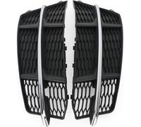 QDFGNKBAI Car Front Bumper Grilles for Audi A6 C7 S-Line 2016-2018, Automotive Front Radiator Grilles Waterproof Vent Grille Cover Replacement Accessories