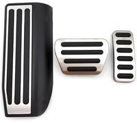 QDFGNKBAI Car Pedals for Land Rover Discovery 5 L462 2017-2024, Stainless Steel Modified Brake Foot Pedals Accelerator Footrest Clutch Pedal Cover(RHD)