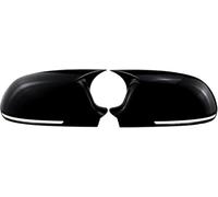 QDFNJYONG 1 Pair Car Wing Mirror Cover Cap for Audi A3 8P A4 A5 B8 B8.5 Q3 A6 C6 4F S6, Automotive Rearview Left Right Replacement Covers for Car Mirrors,A/Glossy Black-b8