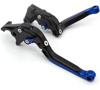 QDFNJYONG Motorbike Brake Levers for Ducati Streetfighter Panigale Street Fighter V2 V4 S/R 2020 2021 2022 2023, Moto Brake Clutch Lever Clutch Lever Long CNC Aluminum Alloy Made,A/Fold Extend Blue