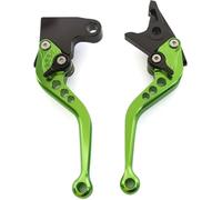 QDFNJYONG Motorbike Brake Levers for Kawasaki Vulcan 1500 1987-2010 Vulcan 1600 2003-2010 2009, Moto Brake Clutch Lever Clutch Lever Long CNC Aluminum Alloy Made,A/147mm Green