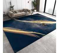 QDJKBL Gray Abstract Marble Area Rugs, 3D Cosmic Planet Modern Abstract Doodle Bedroom Rug, Office Rug Durable Fast Drying Apply to Kids Room Hallways Home Decor, 80 x 150 cm