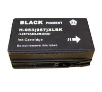 QdLmvpSDo 4 Pack Refilled Ink Cartridge Compatible With 953XL BK C M Y For Printers Like OfficeJet Pro 8210 8218 8719 8720 8728 8730 8740 8710(1x Black)