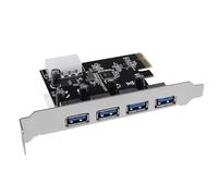 QdLmvpSDo 7 Ports 5 Gbps USB 3.0 Gen1 Type C Type A PCIe Card Hub USB 3.0 PCI Express Board PCI E USB3 0 Adapter Controller For Desktop(4 ports)