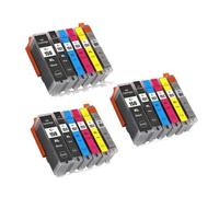 QdLmvpSDo Ink Cartridge DAT PGI 150 CLI 151 Compatible With IP7210 MG5410 MG5510 MG6410 MG6610 MG5610 MX921 MX721 IX6810 PGI150 CLI151 Printers(3Set-18PCS)